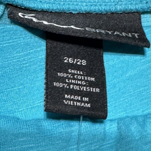 Lane Bryant Maxi Skirt Women's Turquoise Blue Tiered Crochet Lace 26 / 28 NWT - Picture 3 of 9